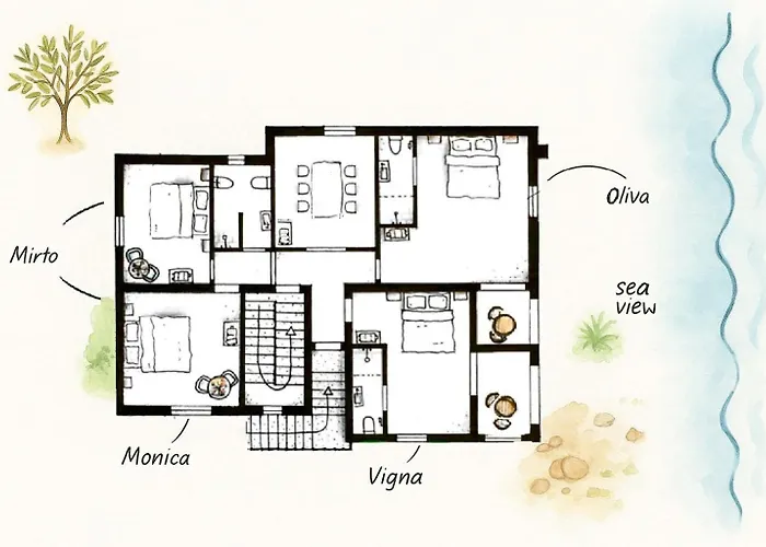 Anima Sarda Bed & Wine 住宿加早餐酒店 *